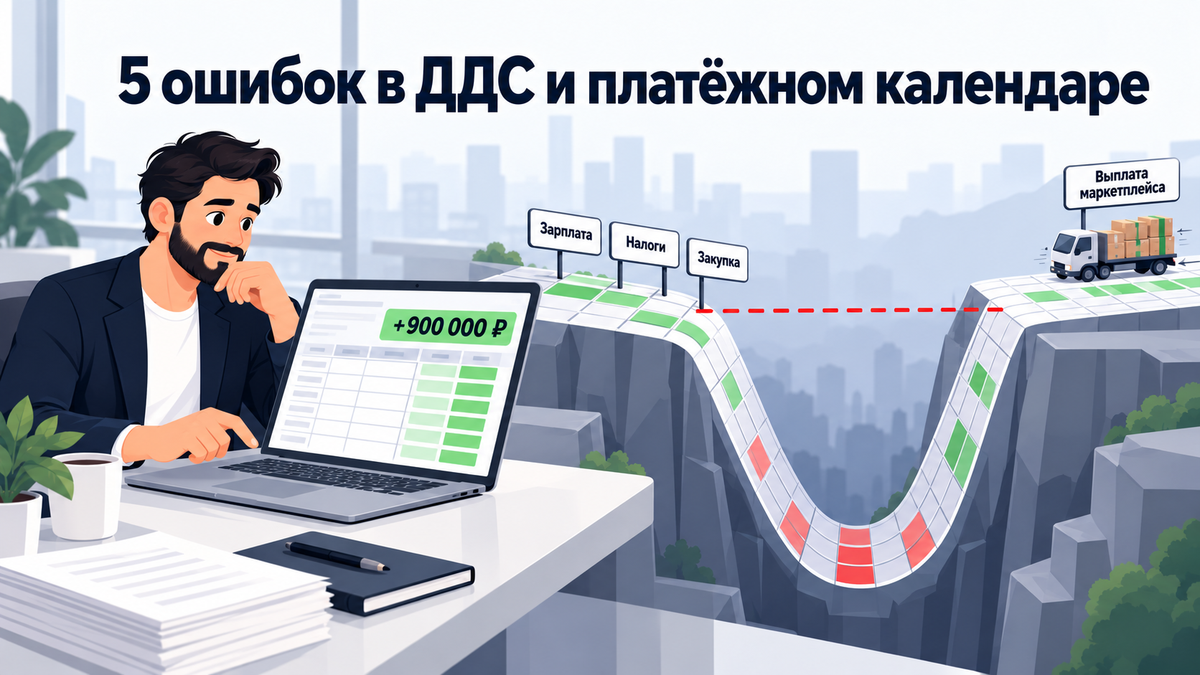 5 ошибок в ДДС и платёжном календаре